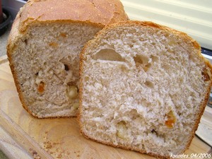 Pain de meteil aux abricots